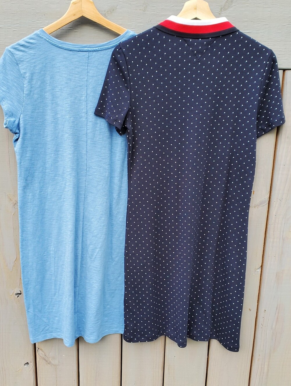 LOT OF 2 Women's Tommy Hilfiger & Gap Shirt Dresses Sz S Blue NWOT Short Sleeve - Picture 2 of 16